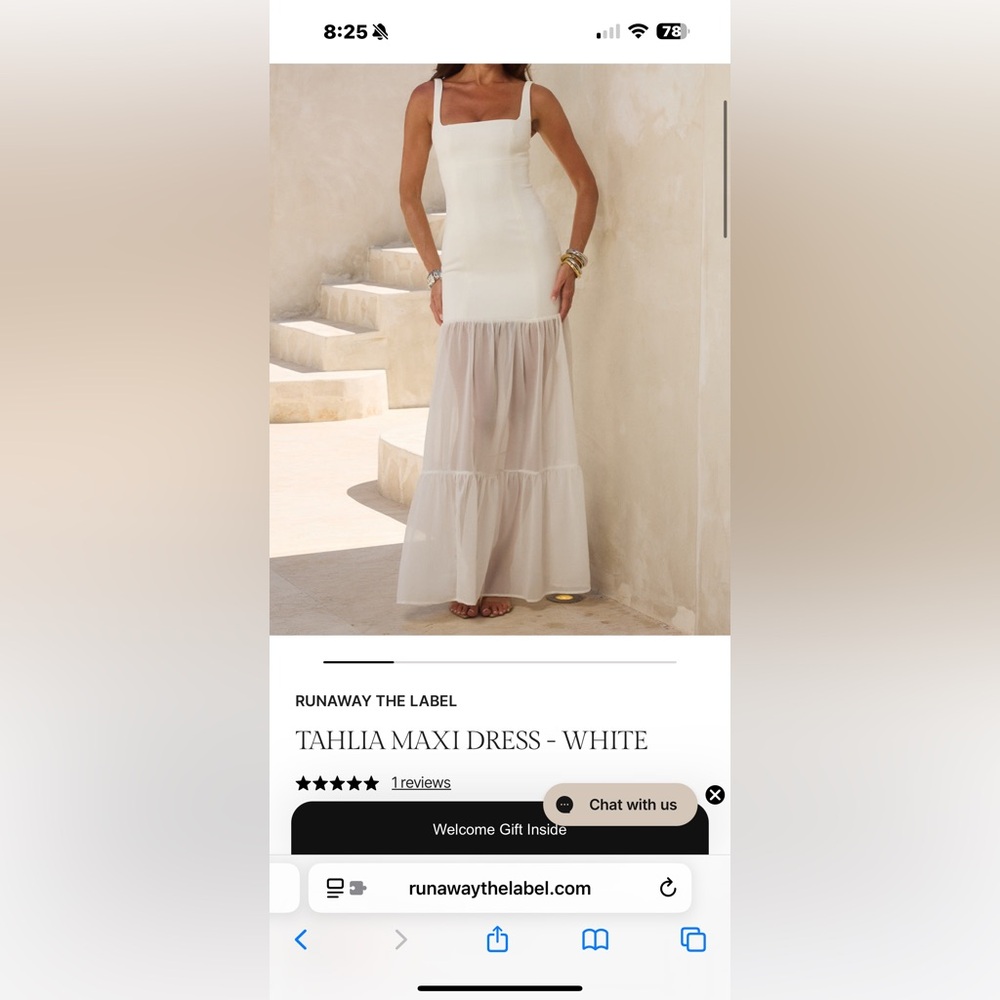 Tahlia Maxi Dress - White